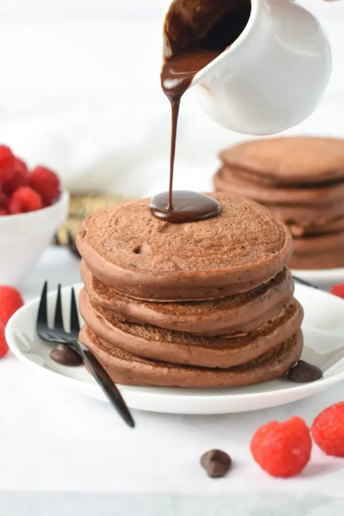 Chocolate Protein Pancakes