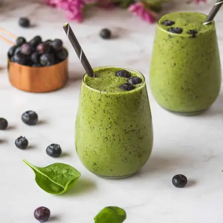 Blueberry Spinach smoothie