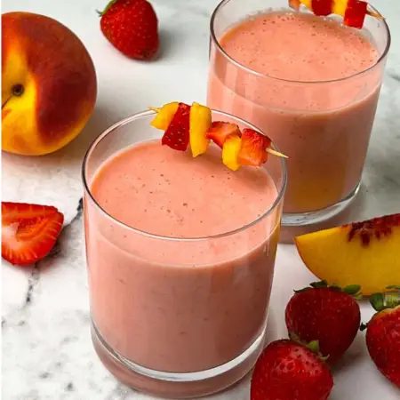 Peachy Protein smoothie