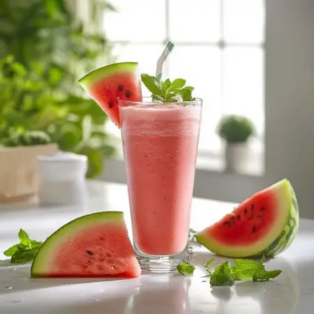 Watermelon Mint Refresher Smoothie