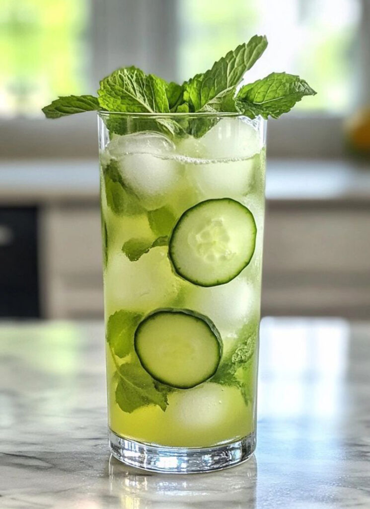 Coconut Water with Mint and Lime