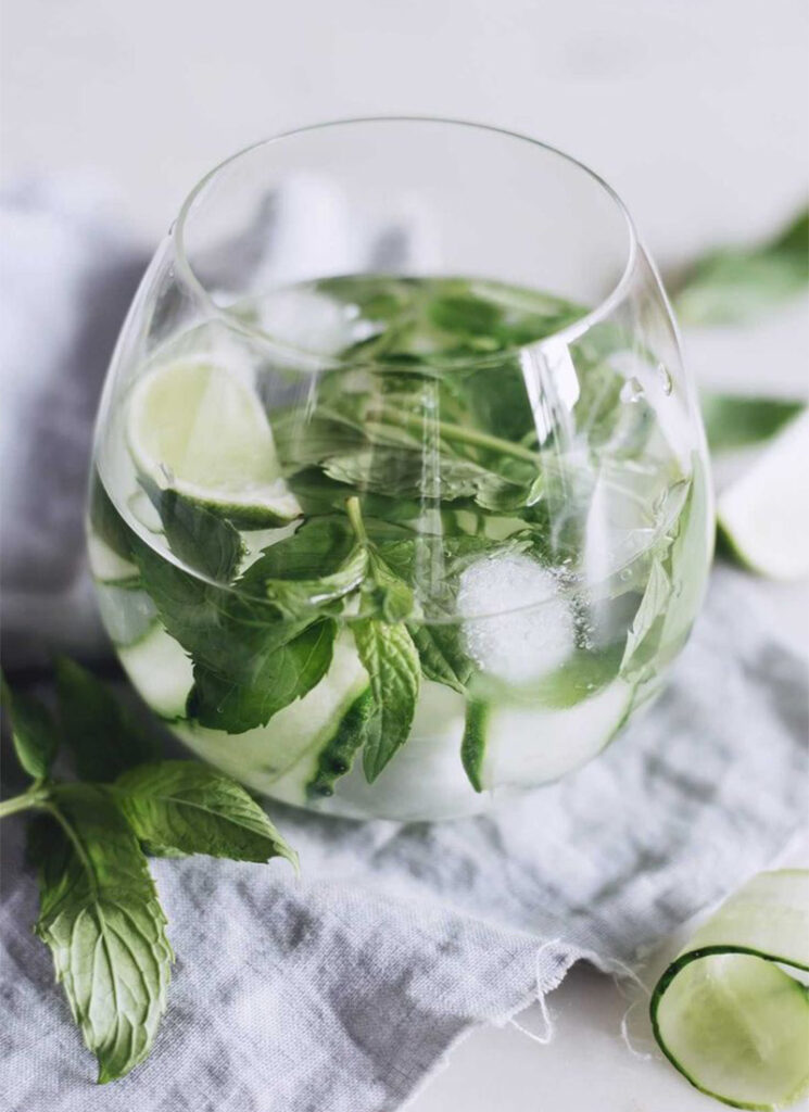 Mint Lime Detox Water