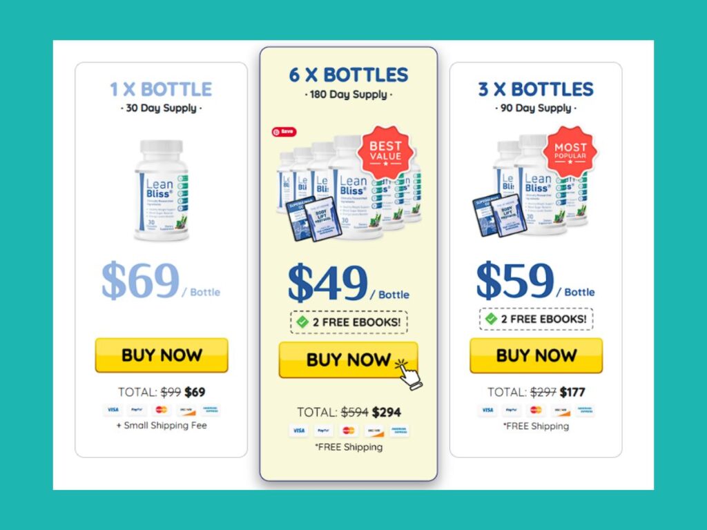 Leanbliss Supplement price